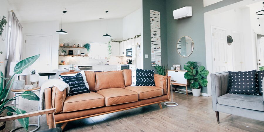 ductless in living room