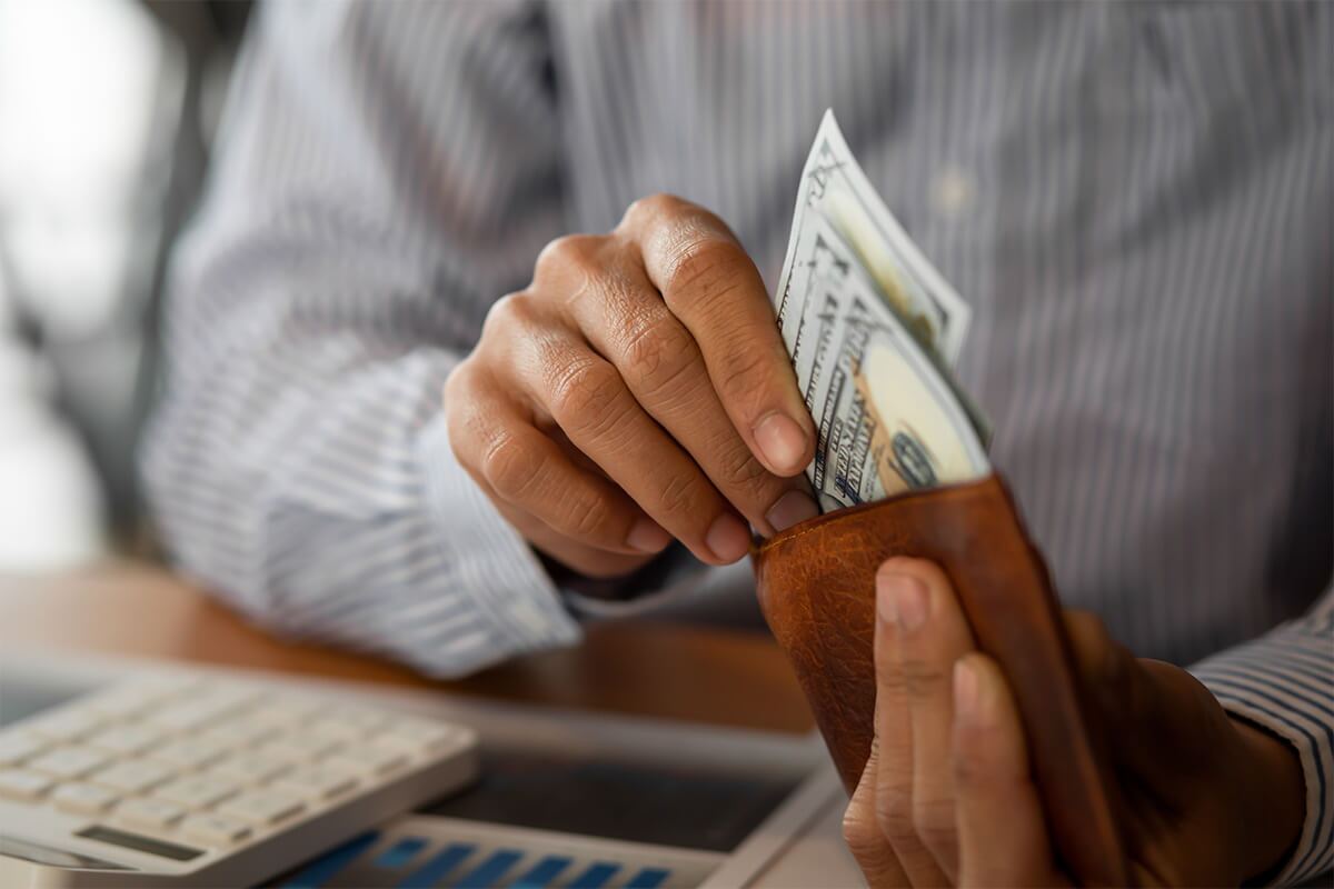 Money in wallet