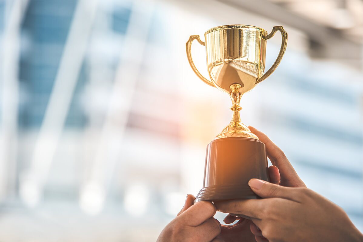 Holding up award
